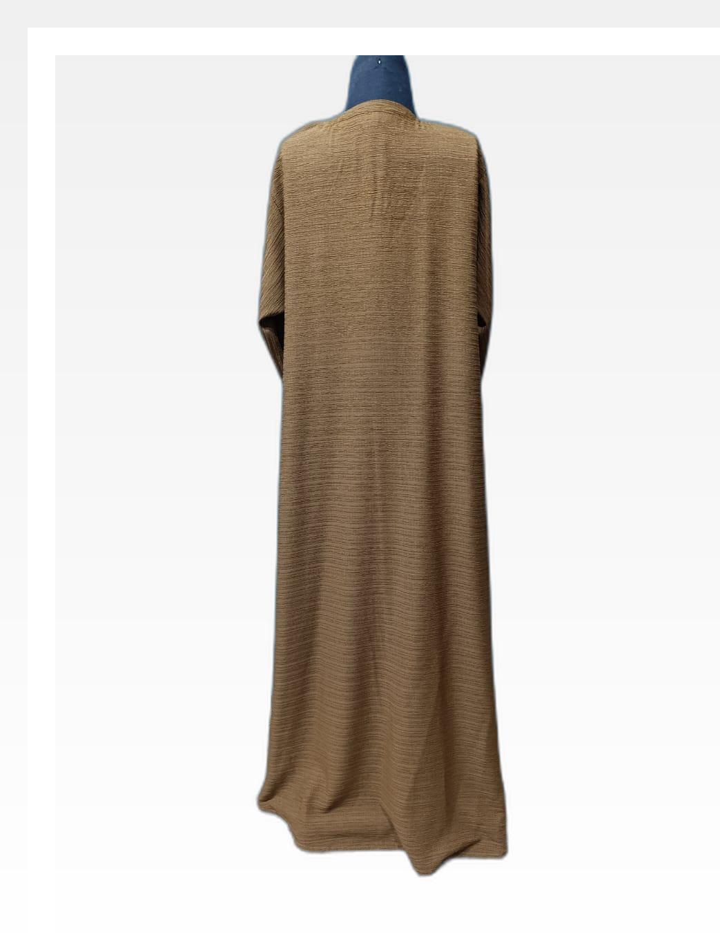 Elegant Brown Abaya – Classic, Chic, and Timeless