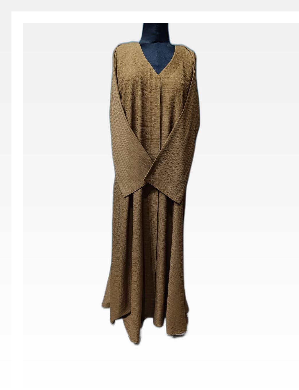 Elegant Brown Abaya – Classic, Chic, and Timeless