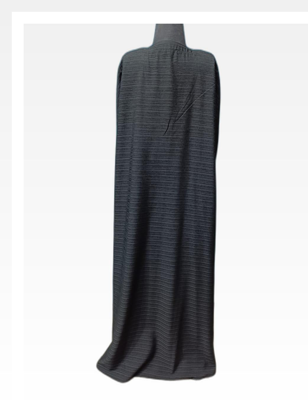 Elegant Black Pleated Abaya – Sophisticated & Timeless