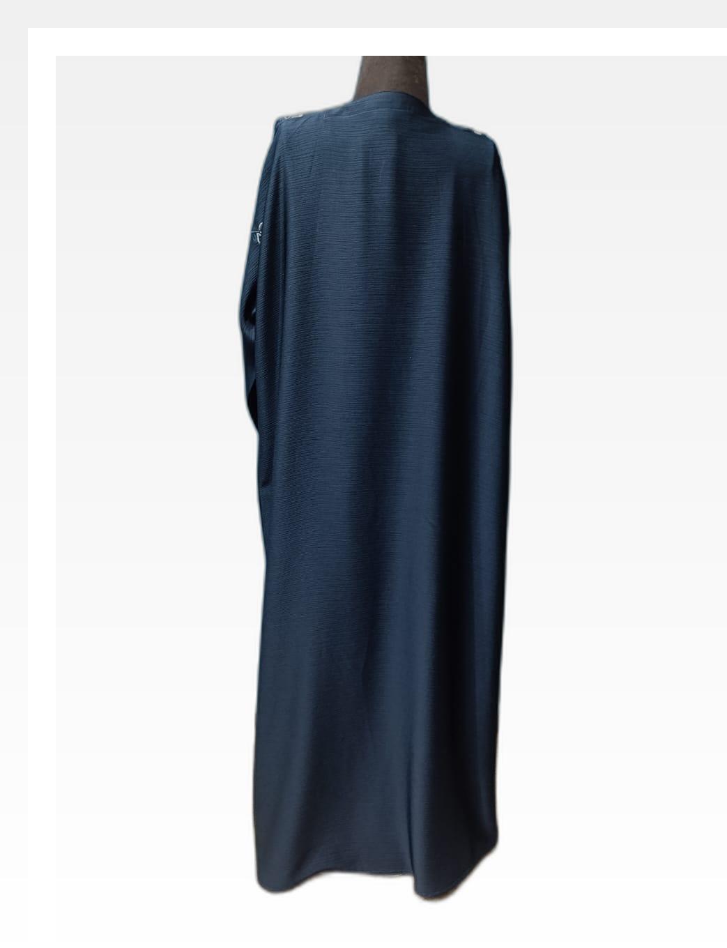 Penelope Midnight Blue Abaya – A Statement of Elegance & Grace